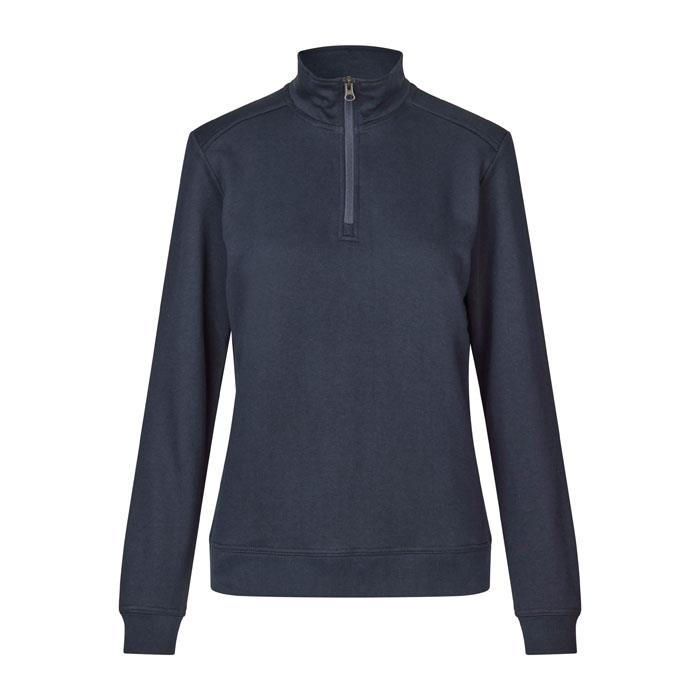 ID PRO Wear CARE sweat | ubørstet | ¼ zip | dame