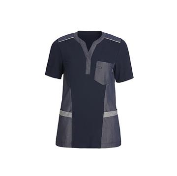 Kentaur Dame Pique Shirt V-Hals Navy