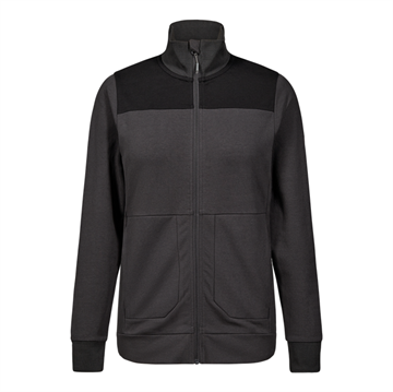Entire dame sweat cardigan med krave