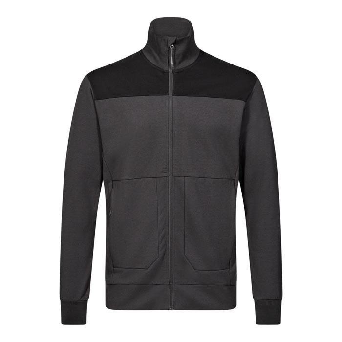 Entire sweat cardigan med krave