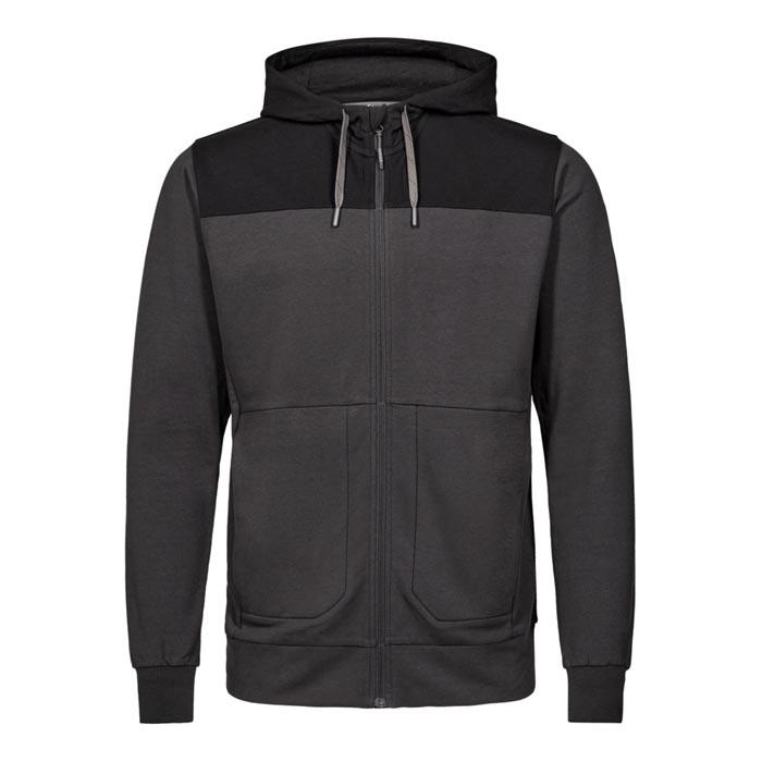 Entire sweat cardigan med hætte
