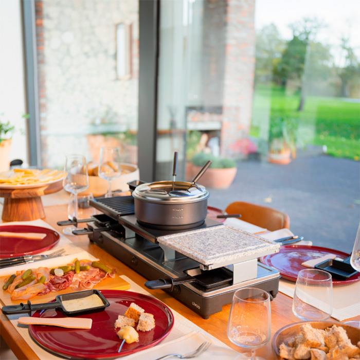 Livoo Raclette & Fondue | 12 personer